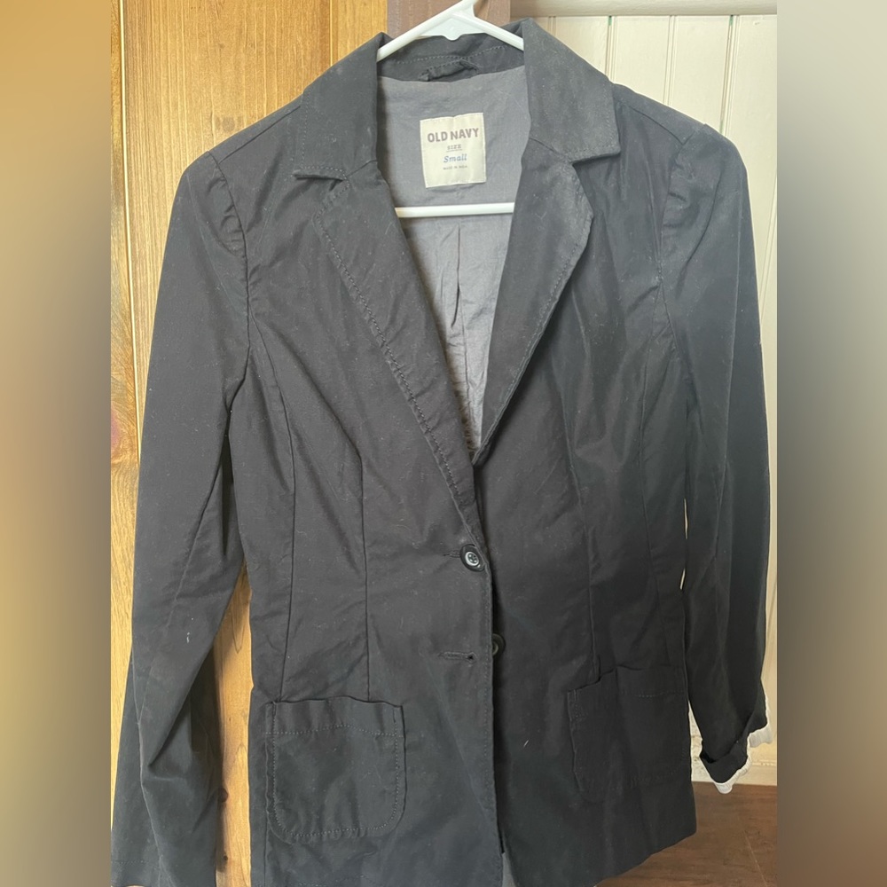 2 black blazers